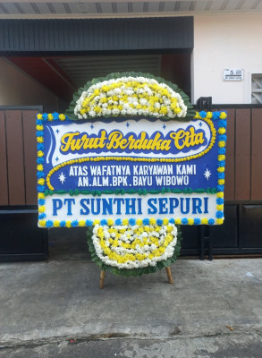 Papan Bunga Duka di Kertamekar